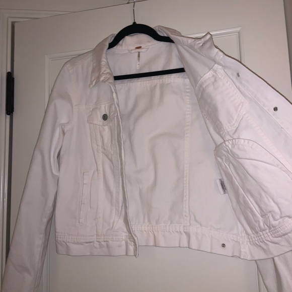 White Jean Jacket Free People - Picture 4 of 7
